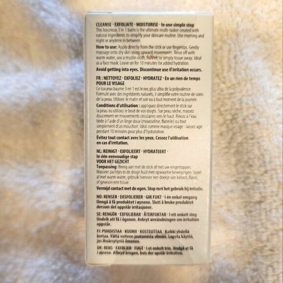 Formulae Prescott Tri Balm Stick 3 In 1 Facial Balm Cleanser Exfoliant NIB - Picture 5 of 6